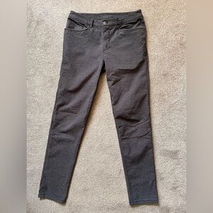 Mens Lululemon ABC Tech Canvas Pants Size 31x32 Slim Fit